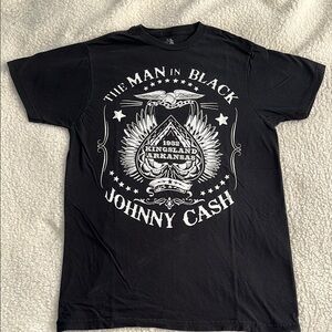 Men’s Johnny Cash Short Sleeve Tee, M